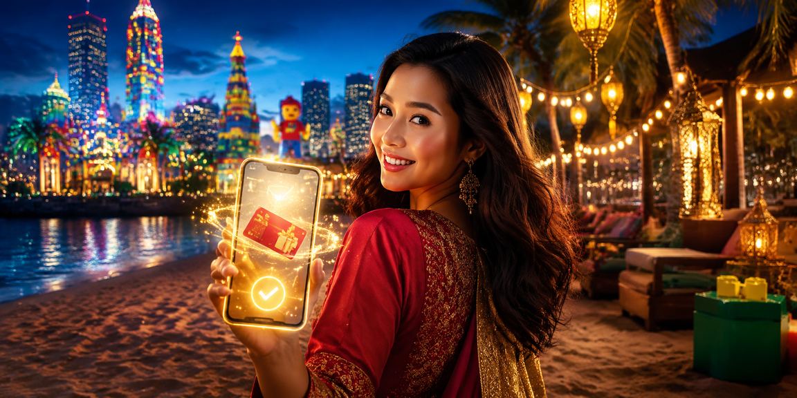 Suasana bonus VIP sempena Hari Raya di platform Malaysia